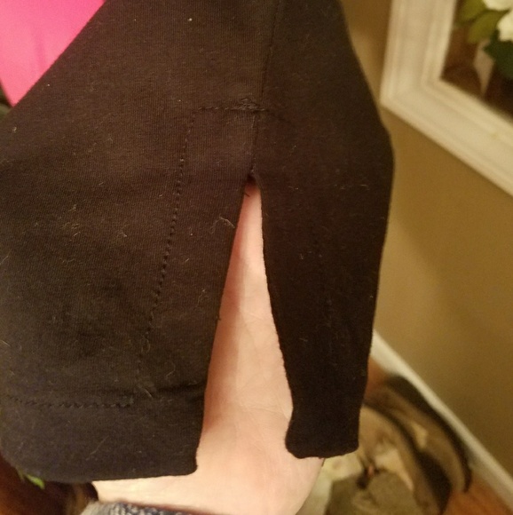 Liz lang Pull on Ponte PANTS black xlg. - Picture 2 of 3